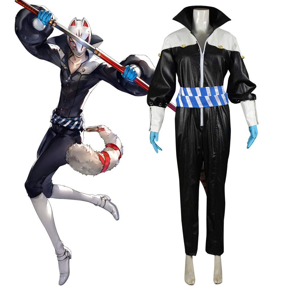 Persona 5 Fox Yusuke Kitagawa Cosplay Costume Artificial Leather