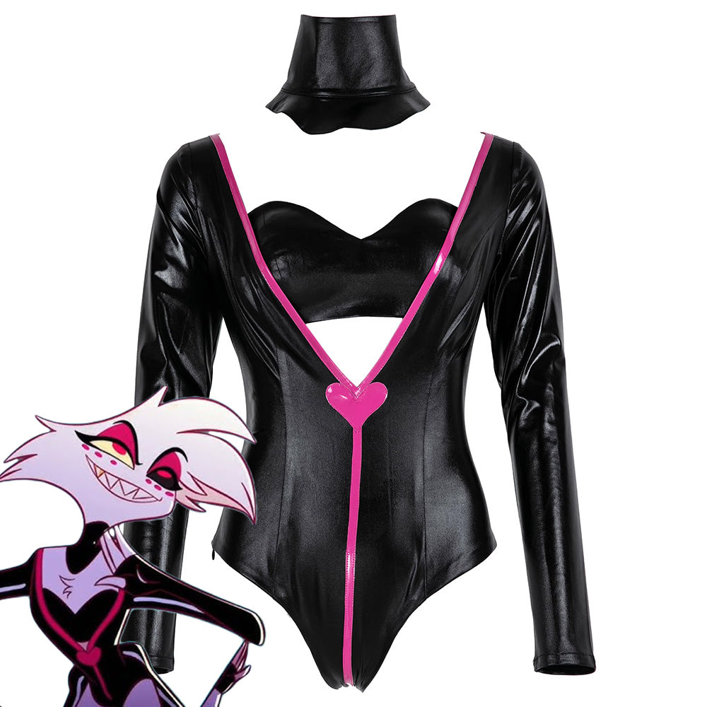 Hazbin Hotel Angel Dust Masquerade Cosplay Costume – Gcosplay