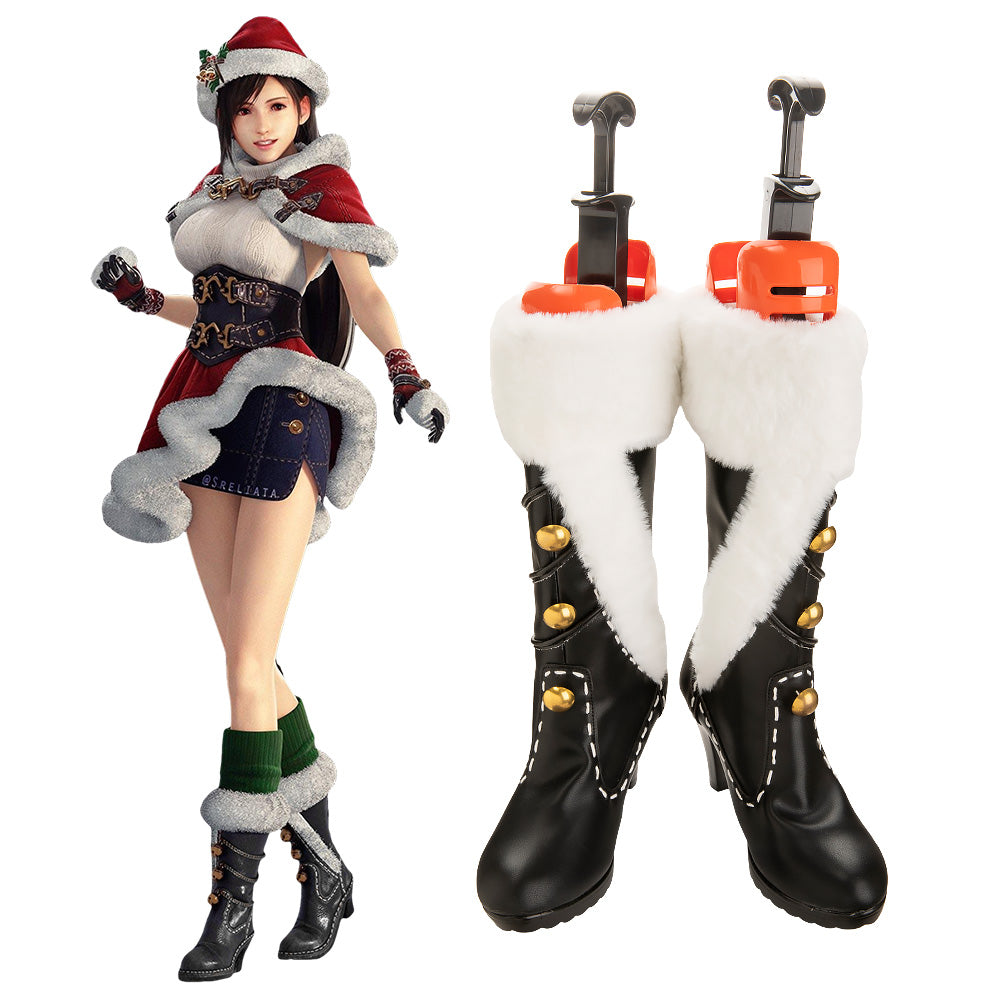 Final Fantasy VII Ever Crisis FF7EC Christmas Tifa Lockhart Cosplay Sh –  Gcosplay