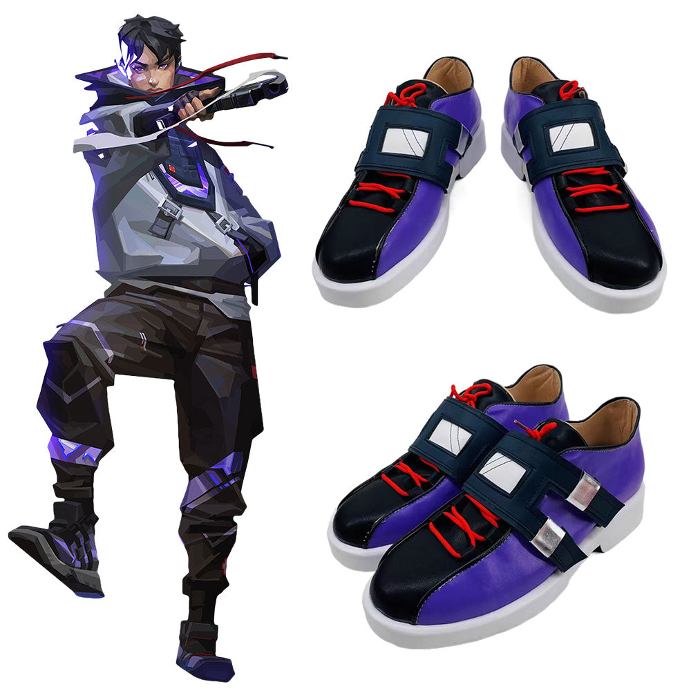 VALORANT ISO Black Cosplay Shoes