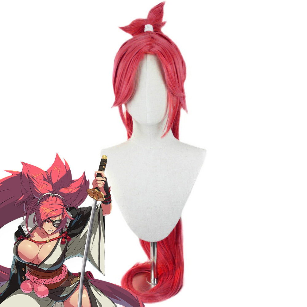 Guilty Gear STRIVE Baiken Red Cosplay Wig