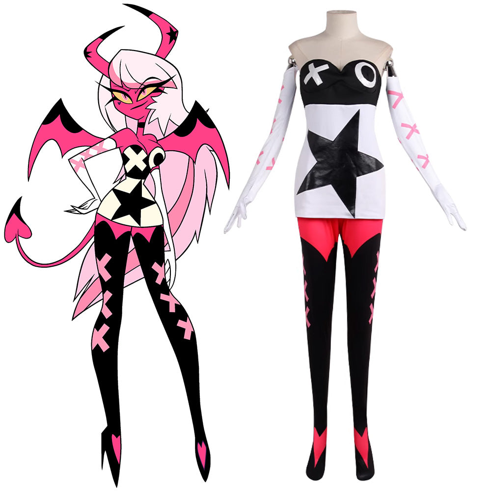 Hazbin Hotel Helluva Boss Verosika Mayday Cosplay Costume – Gcosplay