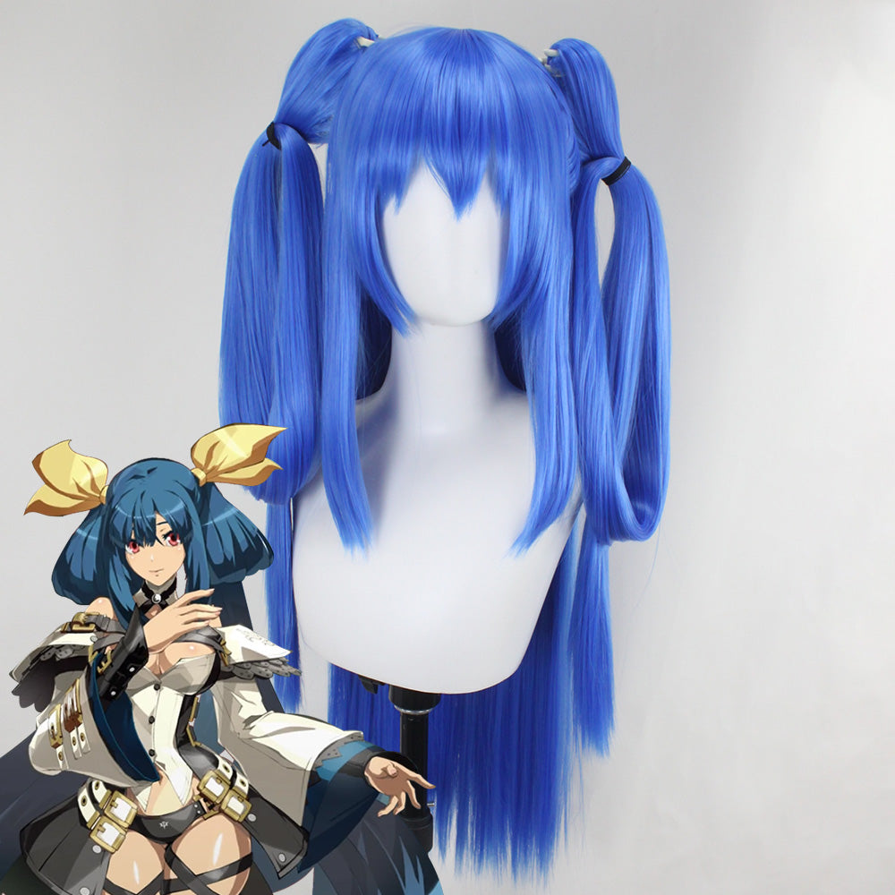 Guilty Gear Dizzy Blue Cosplay Wig Gcosplay