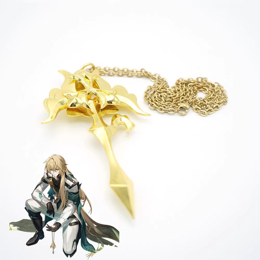 Honkai Star Rail Luocha Necklace Cosplay Accessory Prop