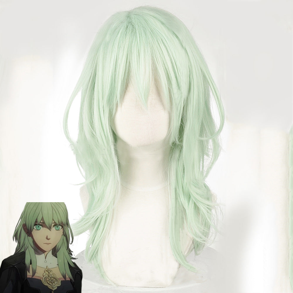 Fire Emblem Three Houses Female Byleth Green Cosplay Wig