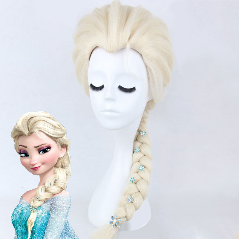 La Reine des neiges 2 Frozen 2 Elsa Cosplay Perruque –