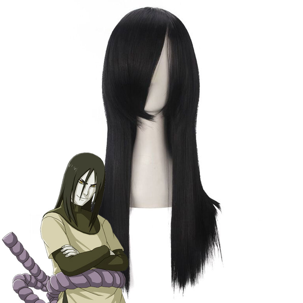 Orochimaru from Naruto Halloween Black Cosplay Wig – Gcosplay