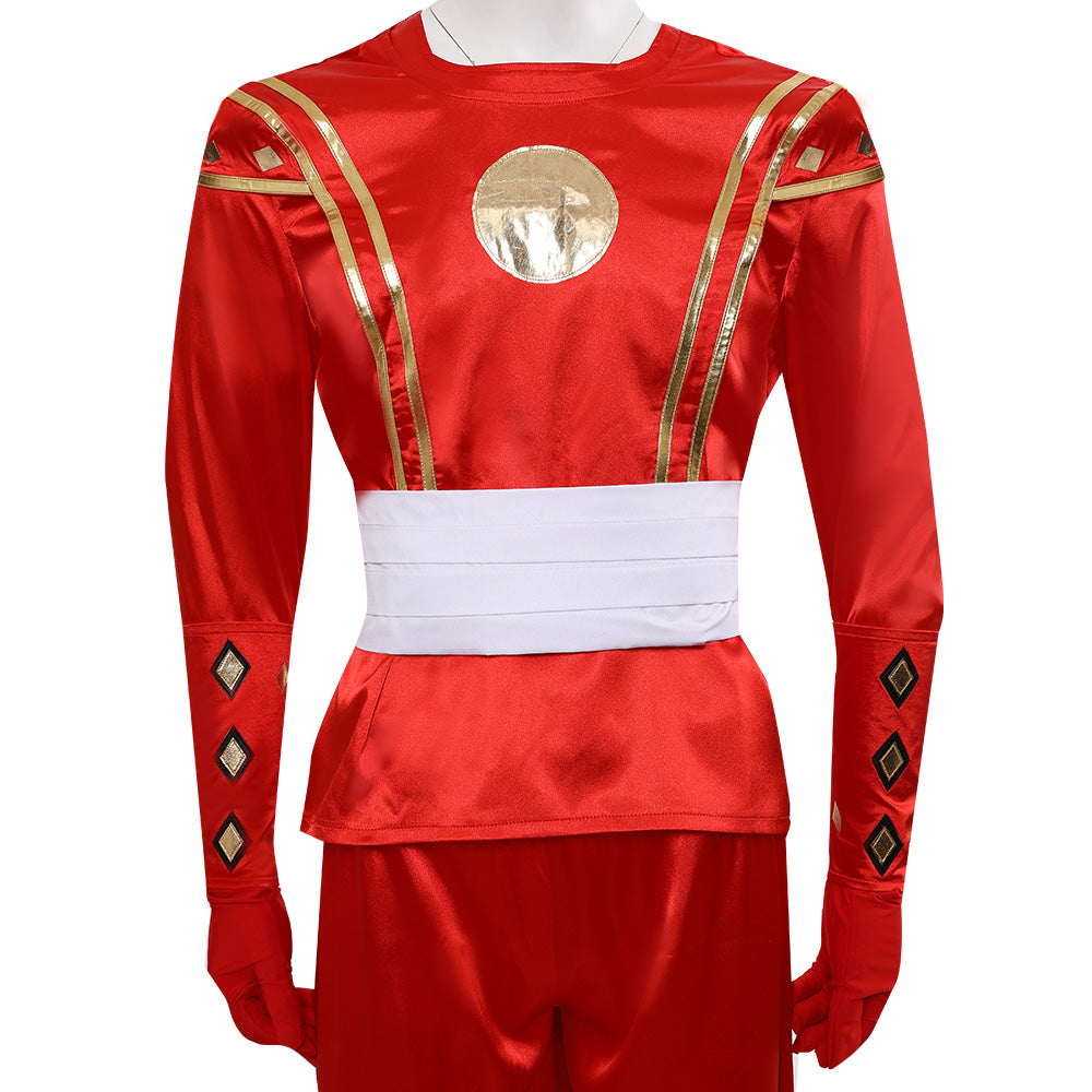 Power Rangers Red Ninjetti Ranger Red Ninja Ranger Cosplay Costume