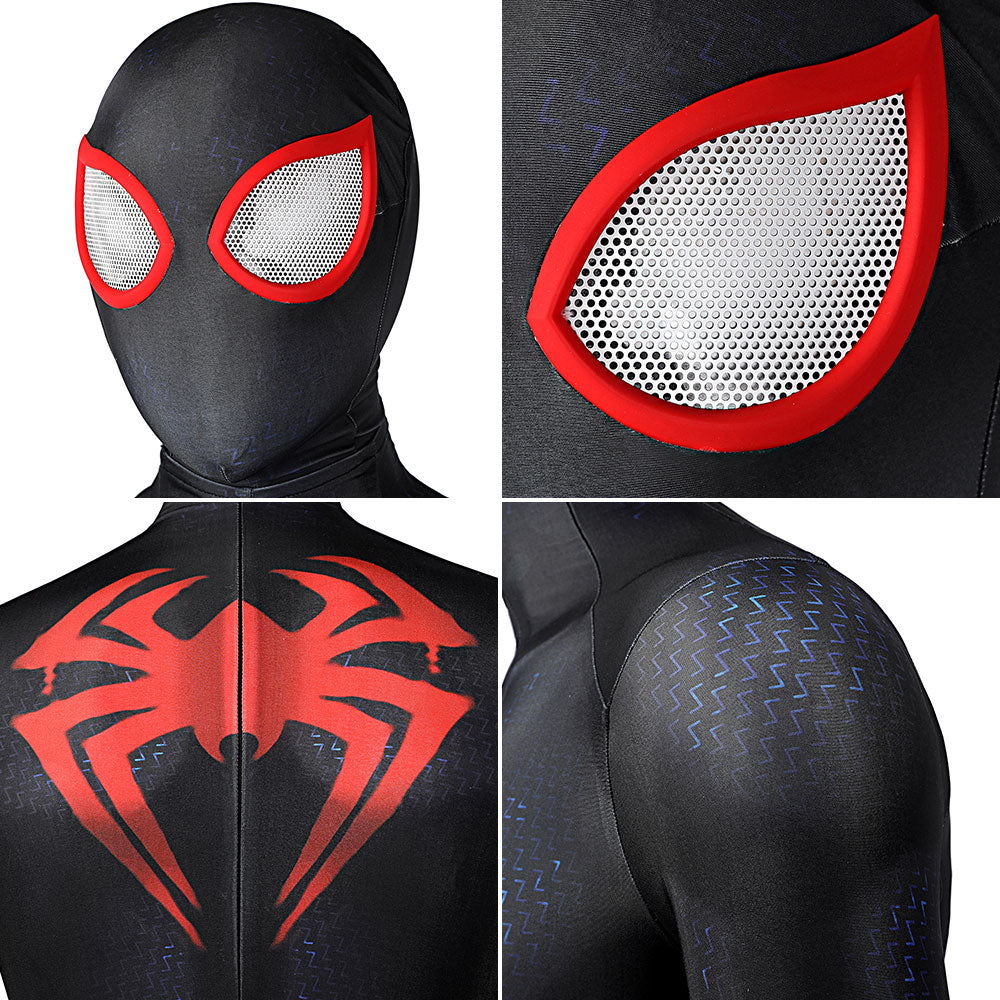 Marvel Spider-Man: Across The Spider-Verse Miles Morales Jumpsuit Zentai Cosplay Costume