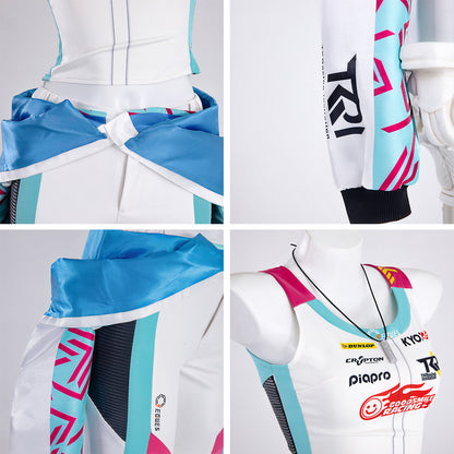 Vocaloid Kyojo Cup 2024 Racing Miku Suit Dress Cosplay Costume