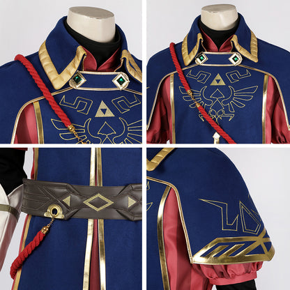 The Legend of Zelda: Tears of the Kingdom Link Royal Guard Uniform Cosplay Costume