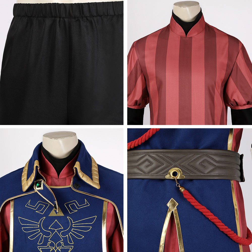 The Legend of Zelda: Tears of the Kingdom Link Royal Guard Uniform Cosplay Costume