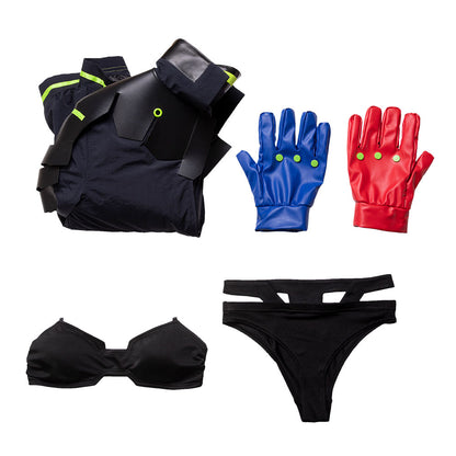 Cyberpunk: Edgerunners Rebecca Customize (with gloves) Cosplay Costume