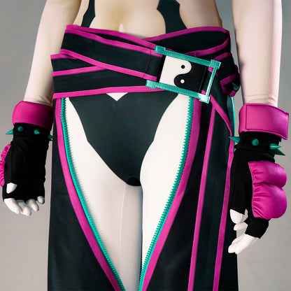 Street Fighter VI 6 Juri Han Cosplay Costume New Edtion