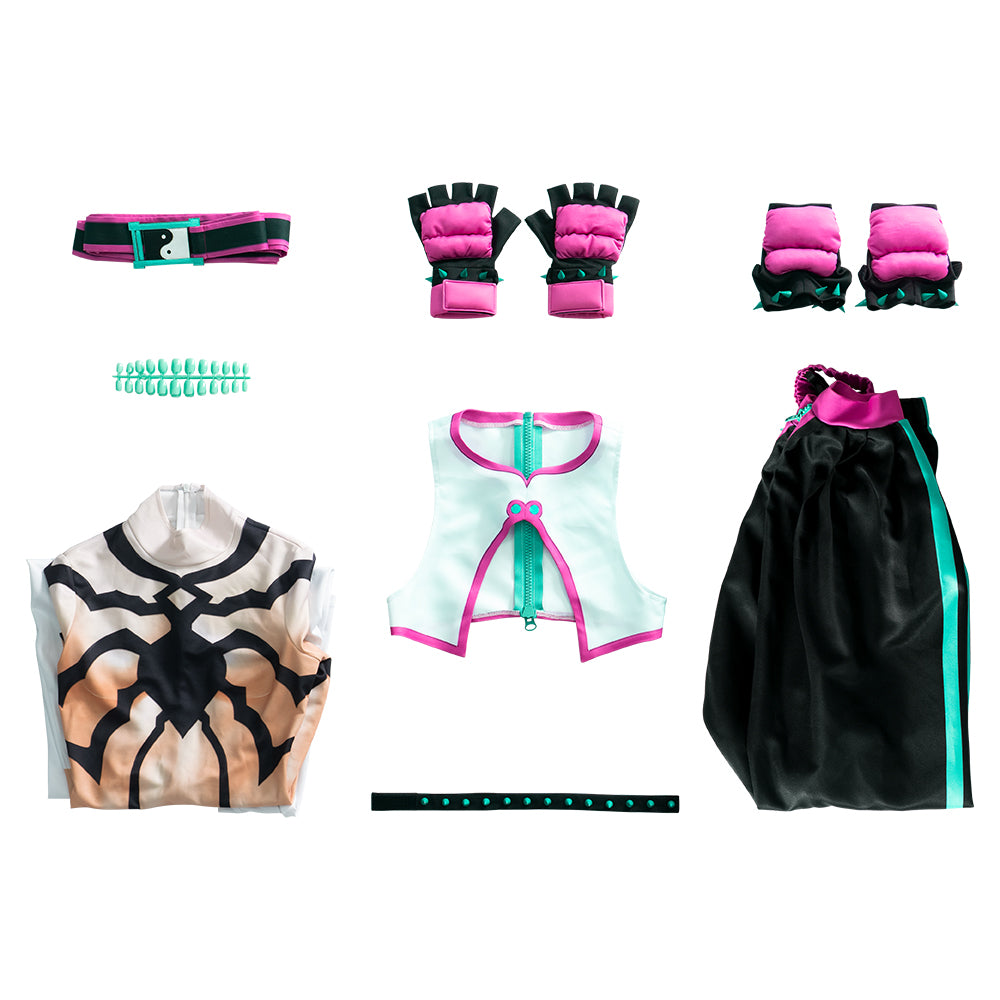 Street Fighter VI 6 Juri Han Cosplay Costume New Edtion