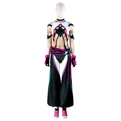 Street Fighter VI 6 Juri Han Cosplay Costume New Edtion