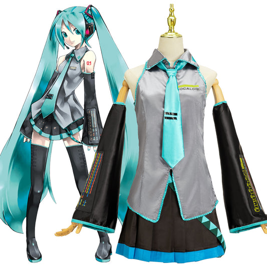 [In Stock] Vocaloid Hatsune Miku Initial Cosplay Costume