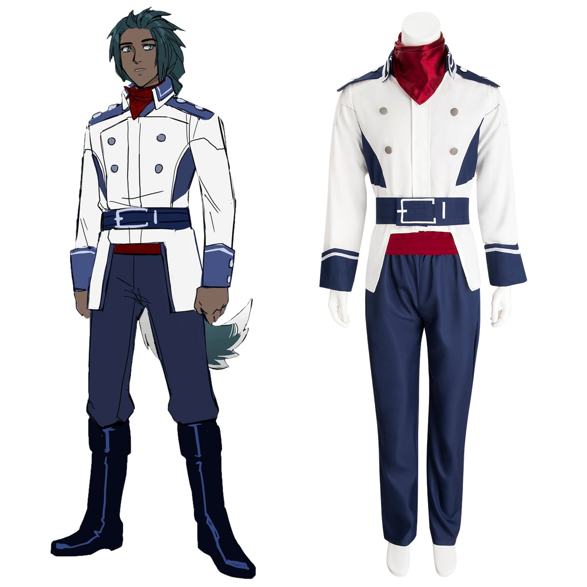 RWBY Marrow Amin Cosplay Costume