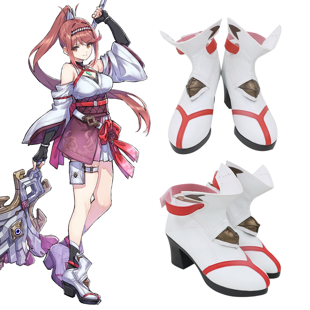 Xenoblade Chronicles 3 Glimmer Cosplay Shoes