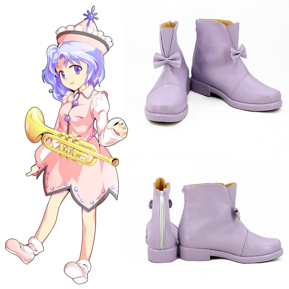 Touhou Project Merlin Prismriver Purple Cosplay Shoes