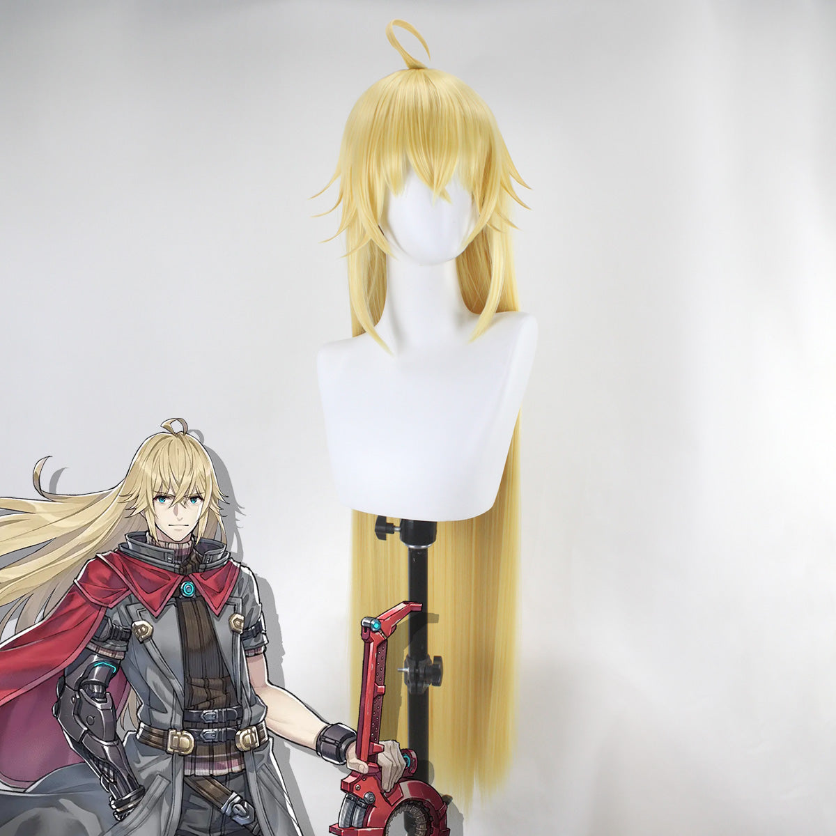 Xenoblade Chronicles 3 Future Redeemed Shulk Golden Cosplay Wig