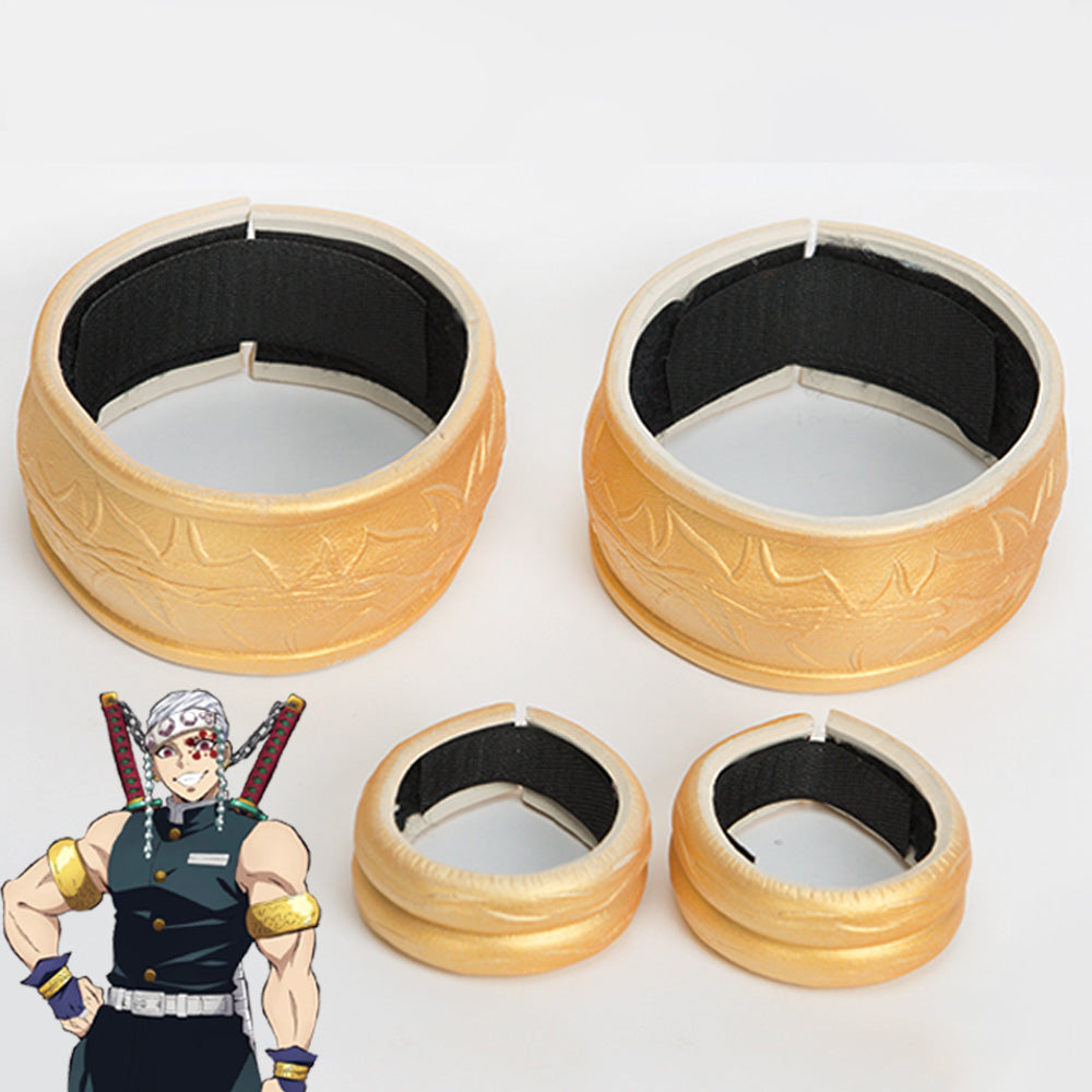 Demon Slayer: Kimetsu no Yaiba Tengen Uzui Hand wear and Armband Cosplay Accessory Prop