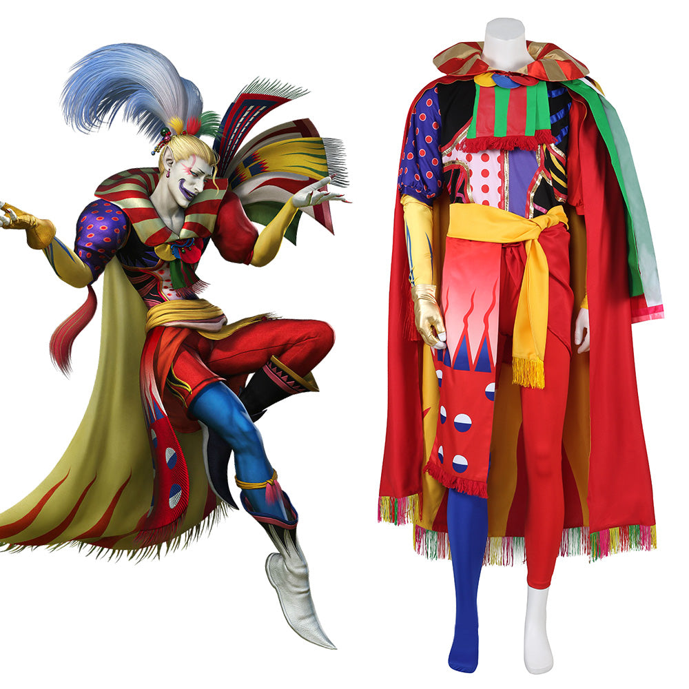 Dissidia Final Fantasy NT FF6 Kefka Cosplay Costume