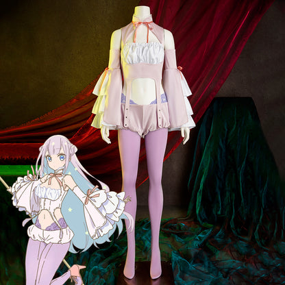 The Magical Girl and the Evil Lieutenant Used to Be Archenemies Byakuya Mimori Cosplay Costume