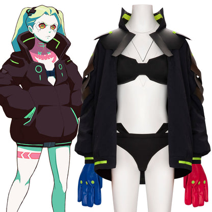 Cyberpunk: Edgerunners Rebecca Customize (with gloves) Cosplay Costume