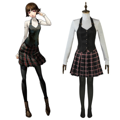 Persona 5 Queen Makoto Niijima School Uniform Cosplay Costume