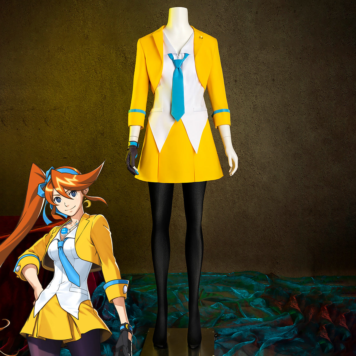 Ace Attorney Gyakuten Saiban Athena Cykes Cosplay Costume