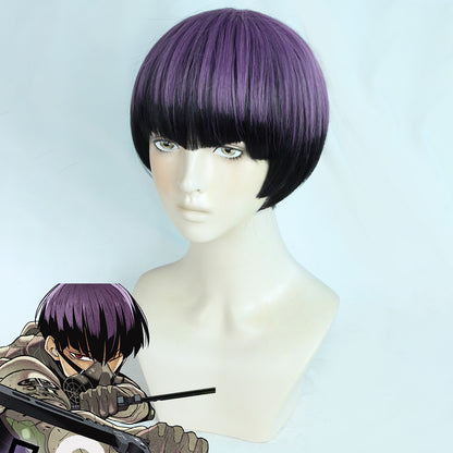 Kaiju No. 8 Soshiro Hoshina Purple Cosplay Wig