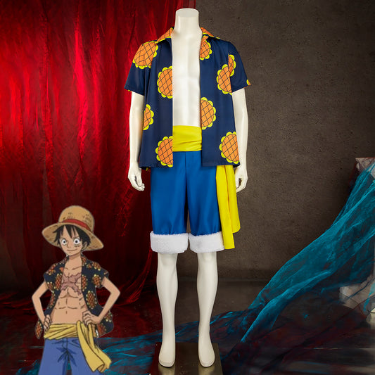 One Piece Lucy Monkey D Luffy Cosplay Costume