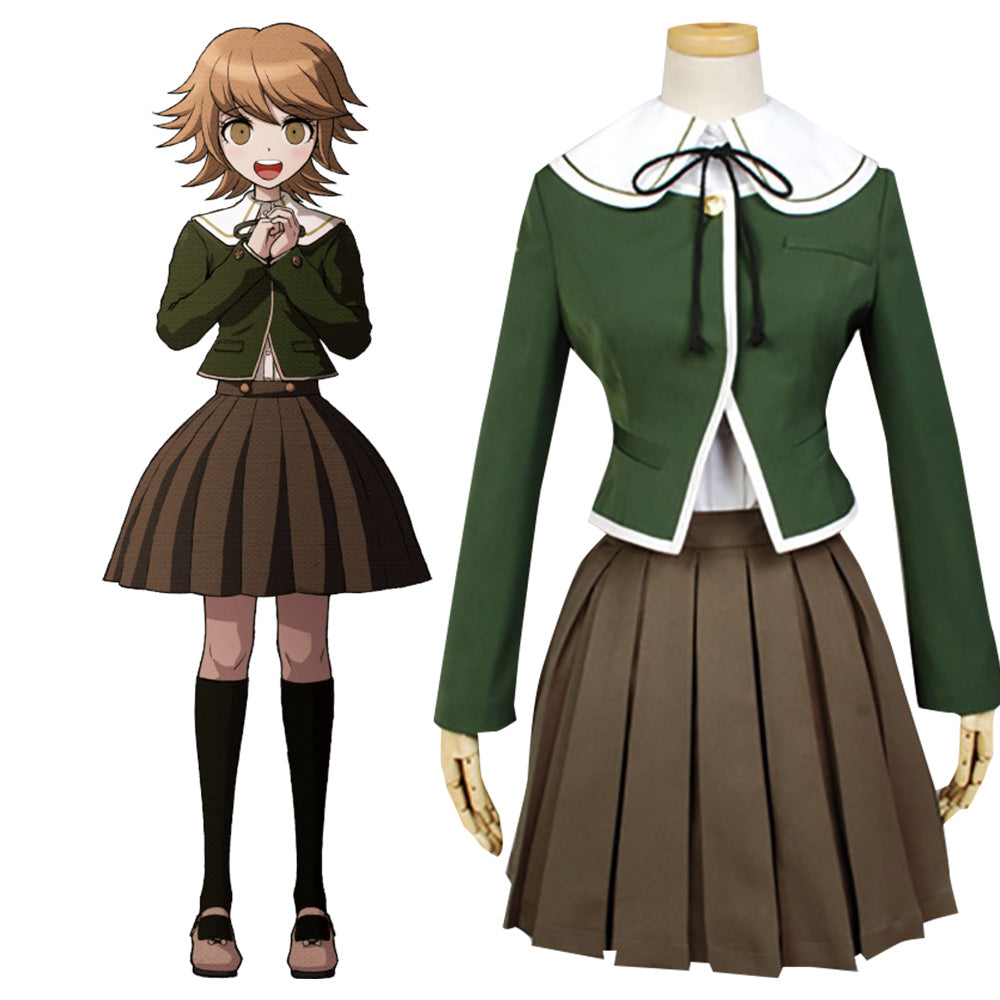 Danganronpa Dangan Ronpa : Trigger Happy Havoc Chihiro Fujisaki Cosplay Costume