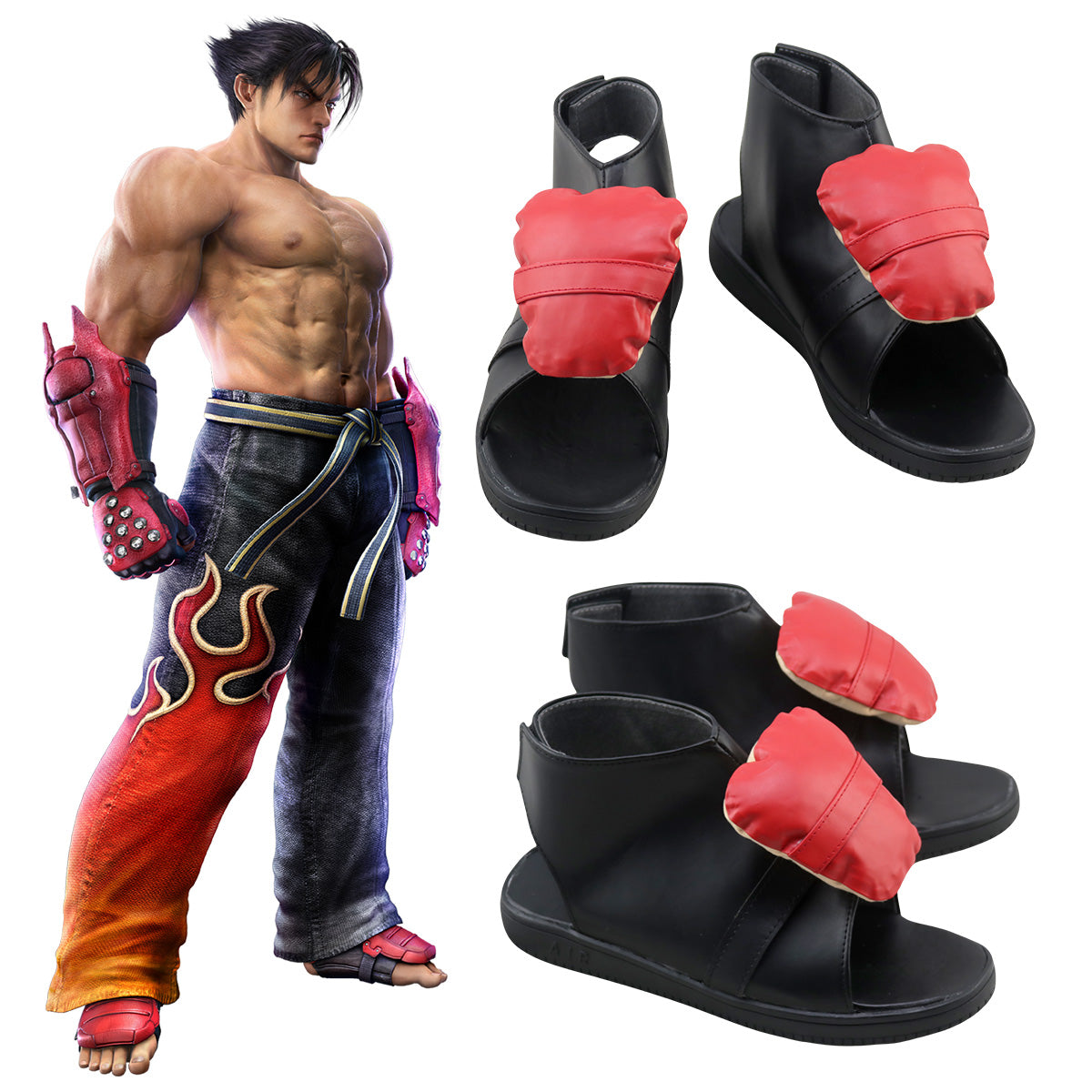 Tekken 6 Jin Kazama Cosplay Shoes