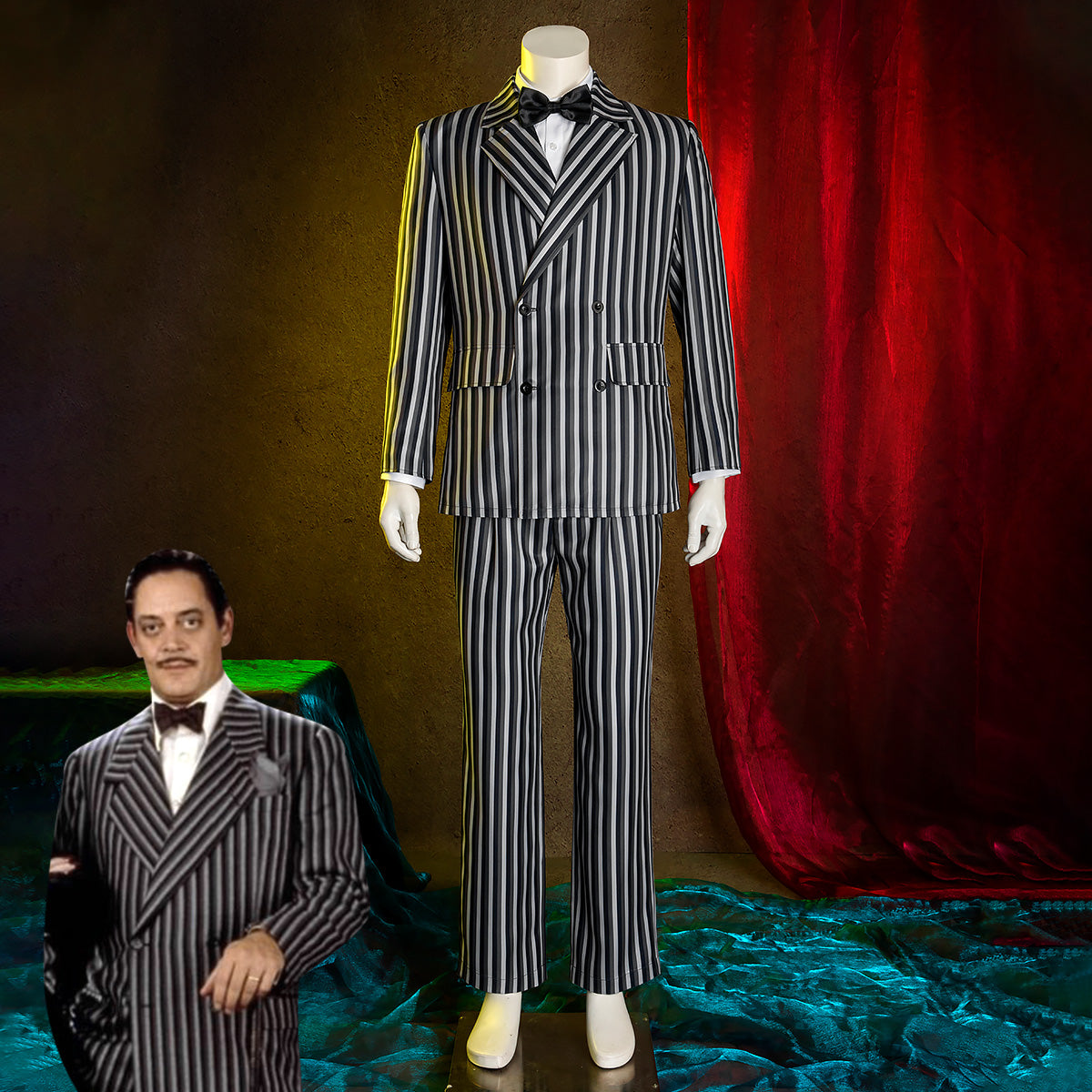 The Addams Family Gomez Addams Halloween Cosplay Costume