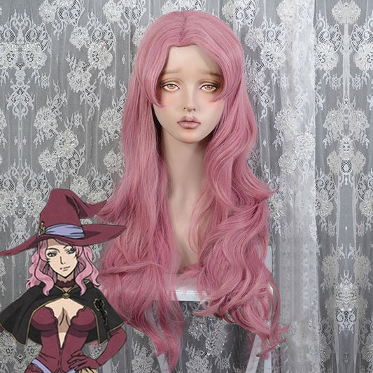 Black Clover Vanessa Enoteca Pink Red Cosplay Wig