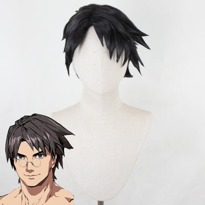 Guilty Gear STRIVE Anji Mito Black Cosplay Wig