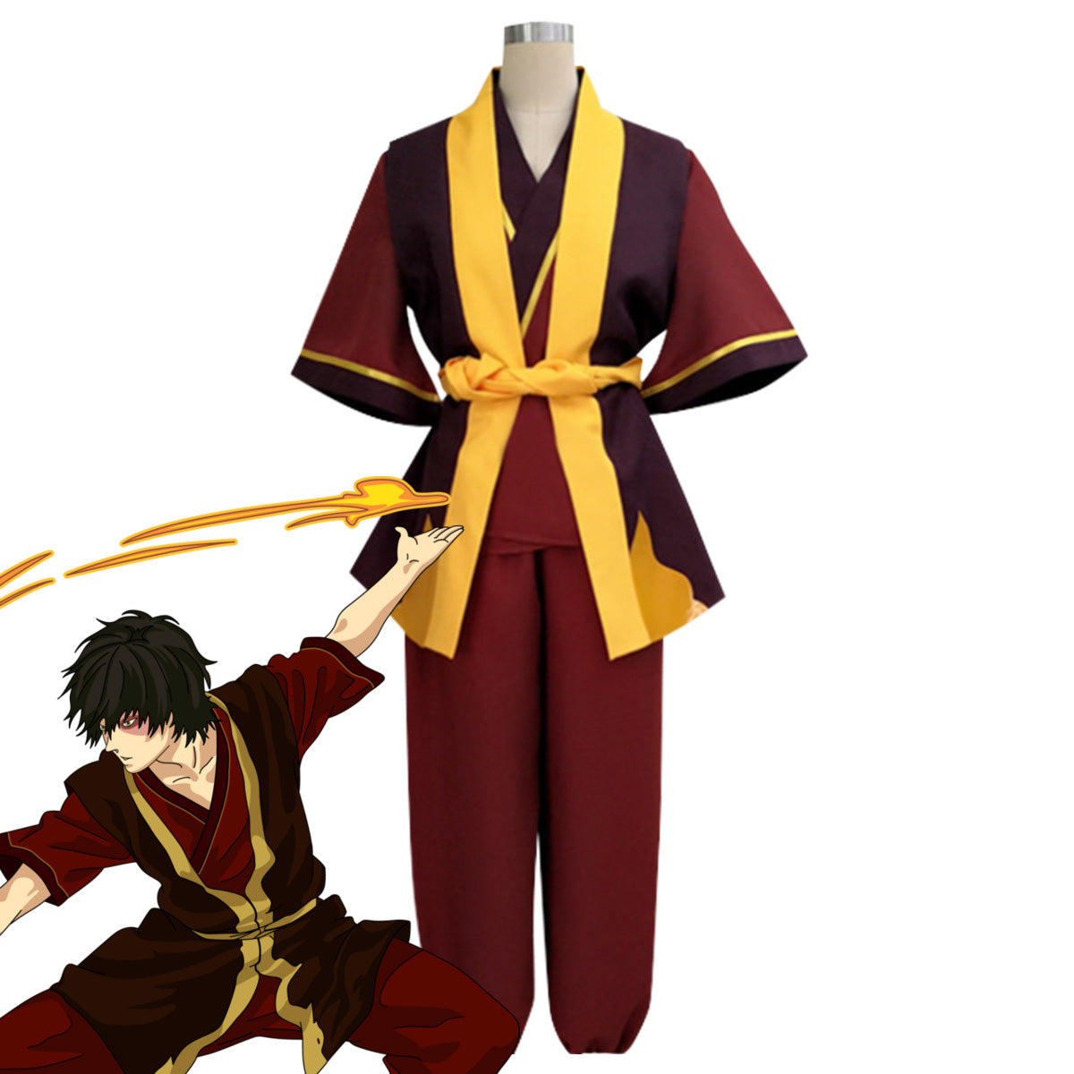 Avatar: The Last Airbender Zuko Cosplay Costume