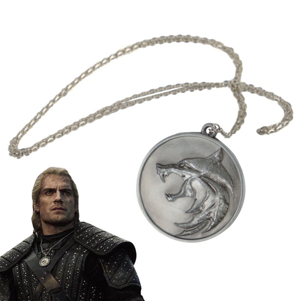 The Witcher Netflix Geralt Of Rivia Necklace Cosplay Accessory Prop