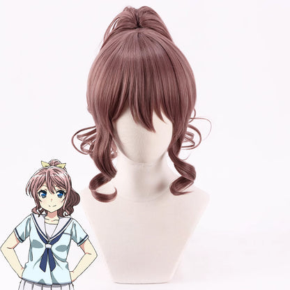 BanG Dream! Poppin'Party Yamabuki Saaya Pink Cosplay Wig