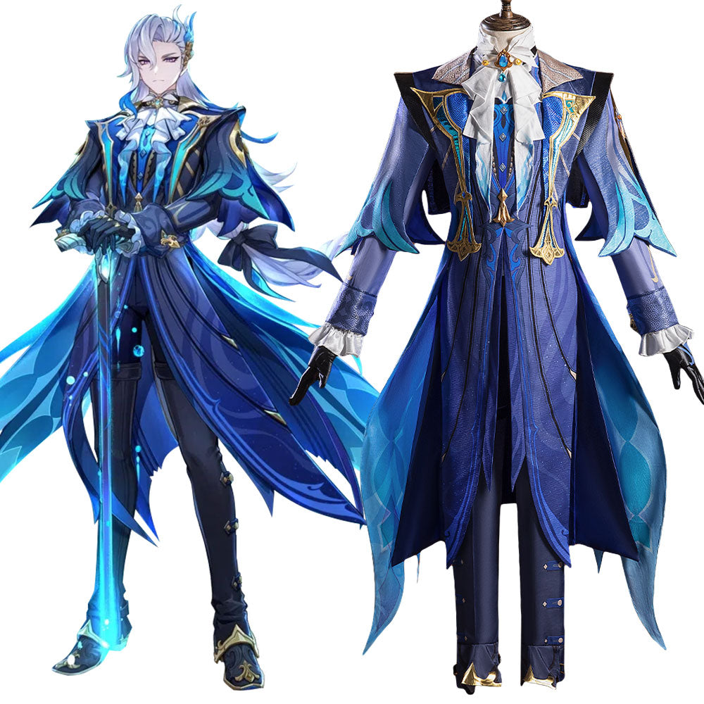 Genshin Impact Fontaine Neuvillette Cosplay Costume