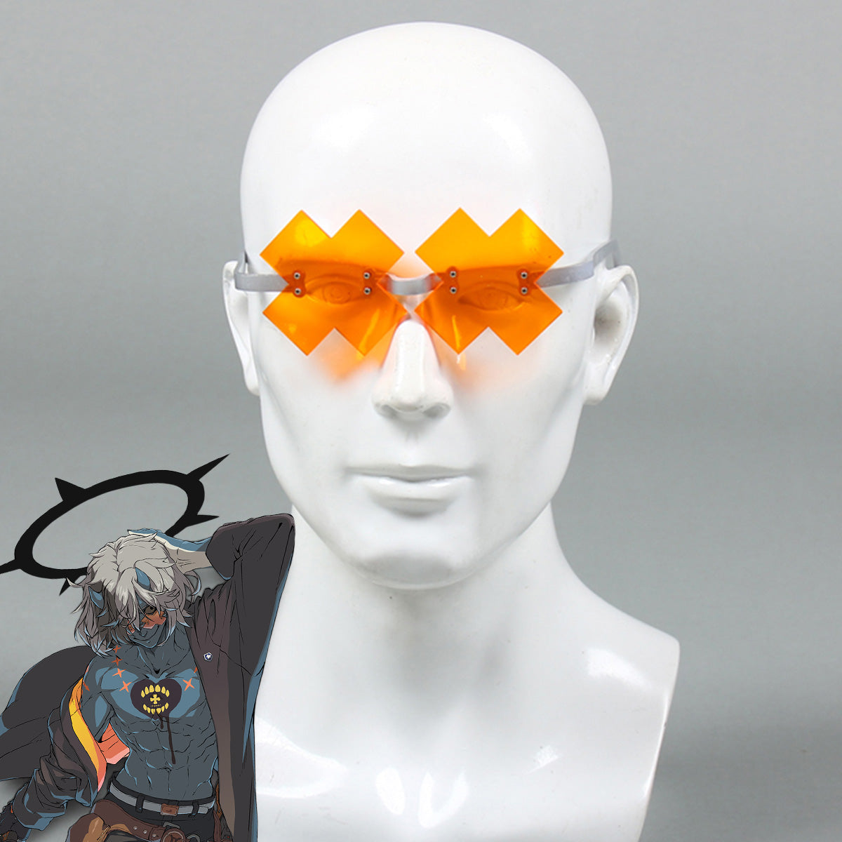 Guilty Gear STRIVE Happy Chaos Glasses Cosplay Accessory Prop