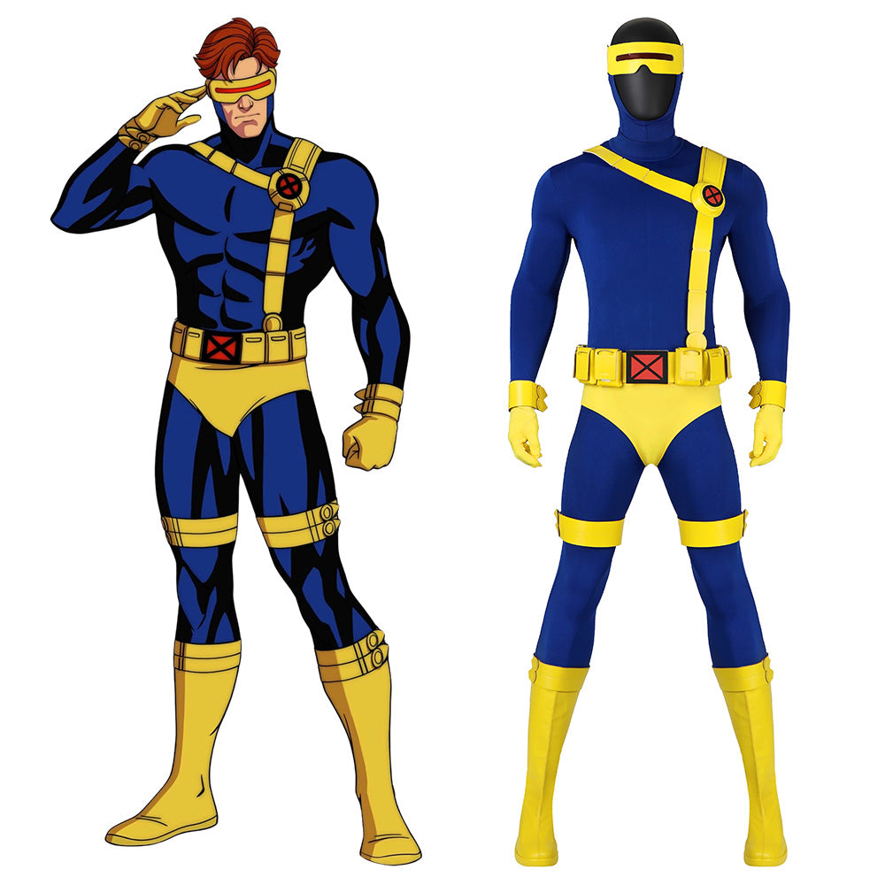 Marvel Legends X-Men '97 Cyclops Scott Summers Cosplay Costume