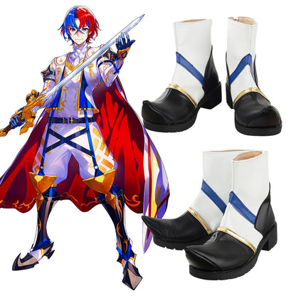 FE Engage Male Alear Black Cosplay Shoes