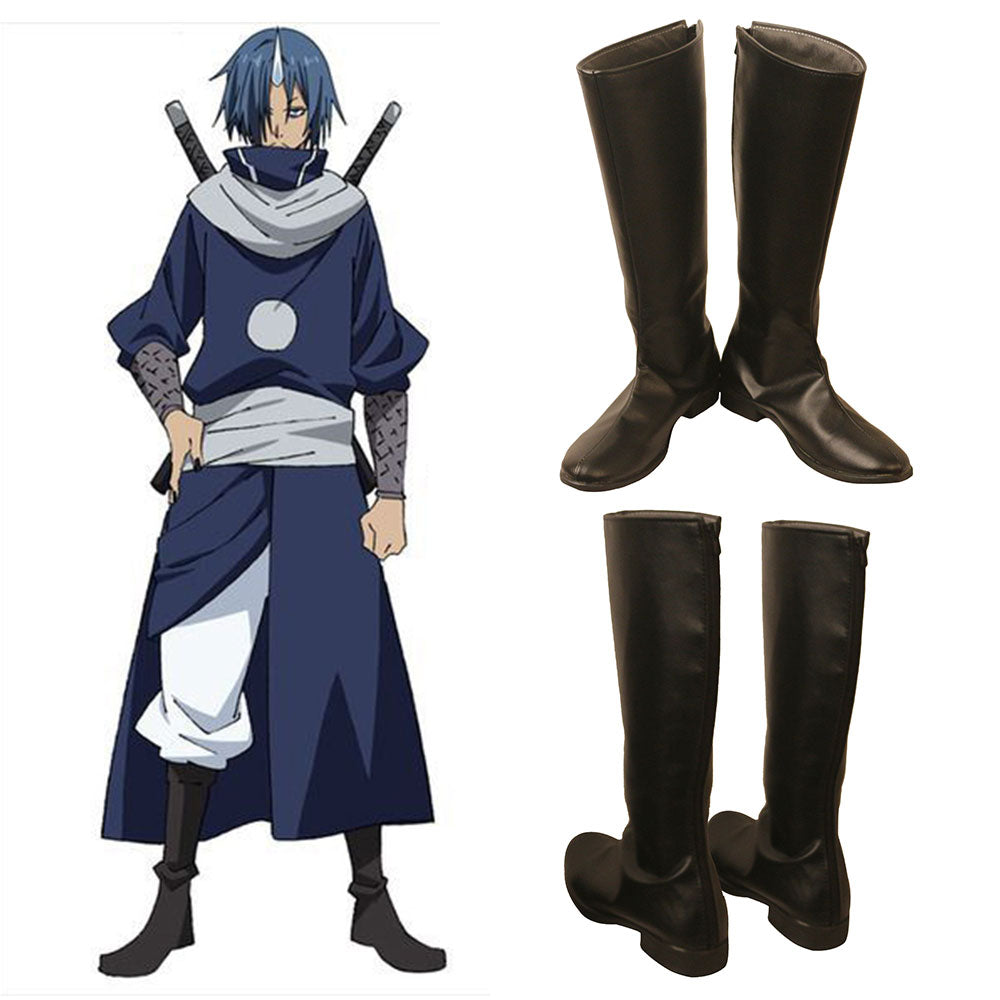 That Time I Got Reincarnated as a Slime Tensei Shitara Suraimu Datta Ken Souei Black Shoes Cosplay Boots