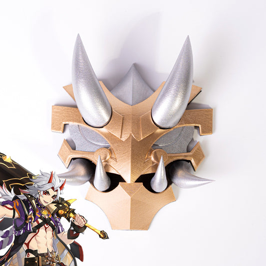 Genshin Impact Arataki Itto Head Of Beast Waist Decoration Cosplay Accessory Prop