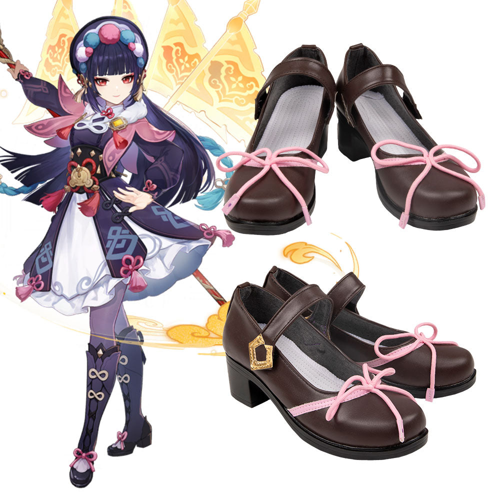 Genshin Impact Yun jin Black Cosplay Shoes