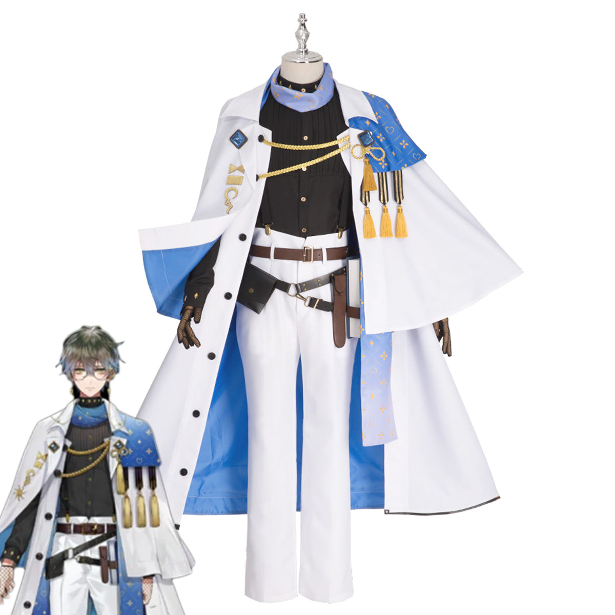 Virtual YouTuber Luxiem Ike Eveland B Edition Cosplay Costume