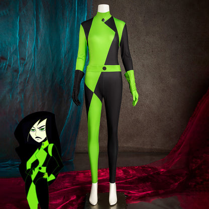 Kim Possible Shego Cosplay Costume - B Edition